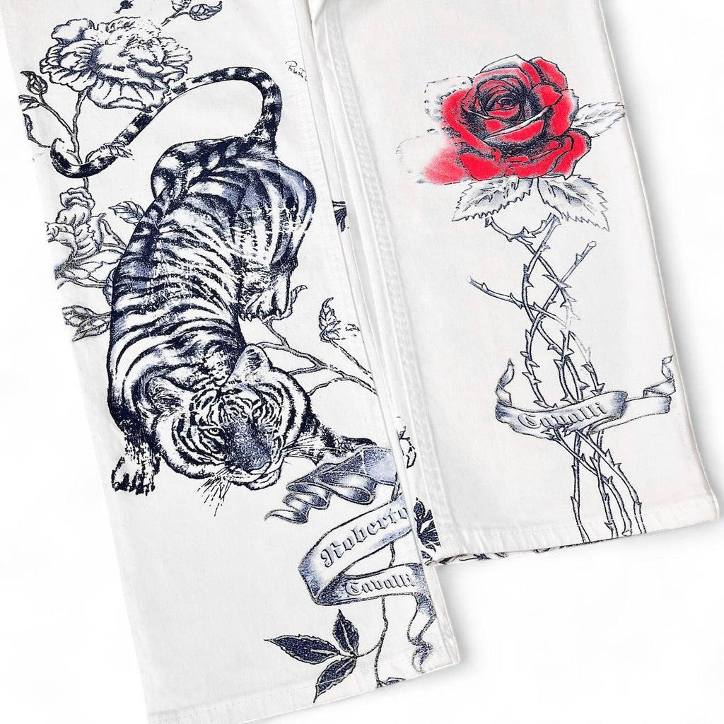 Tattoo print jeans (SS2003 collection)