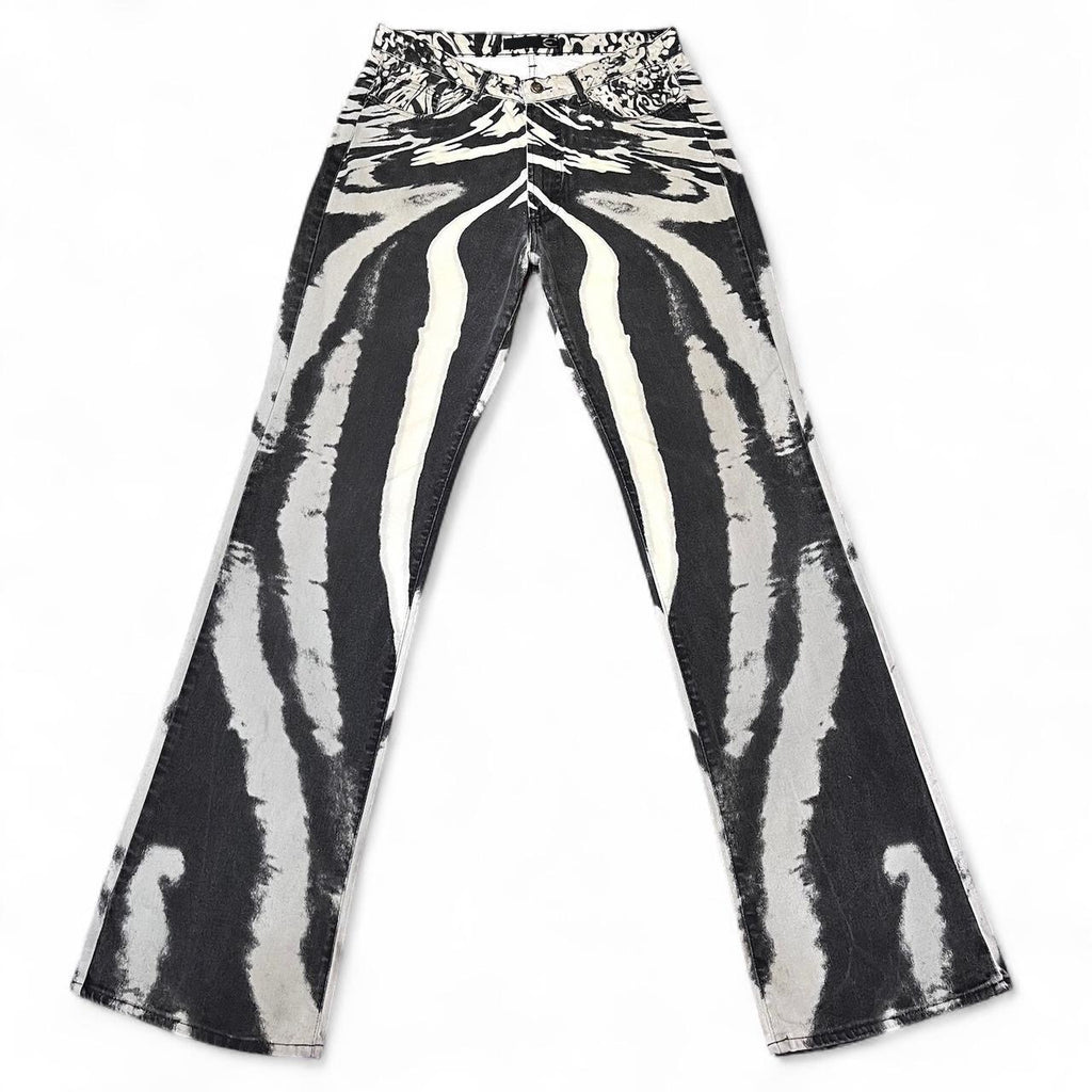 Hallucination ripple print jeans (SS2002 collection)