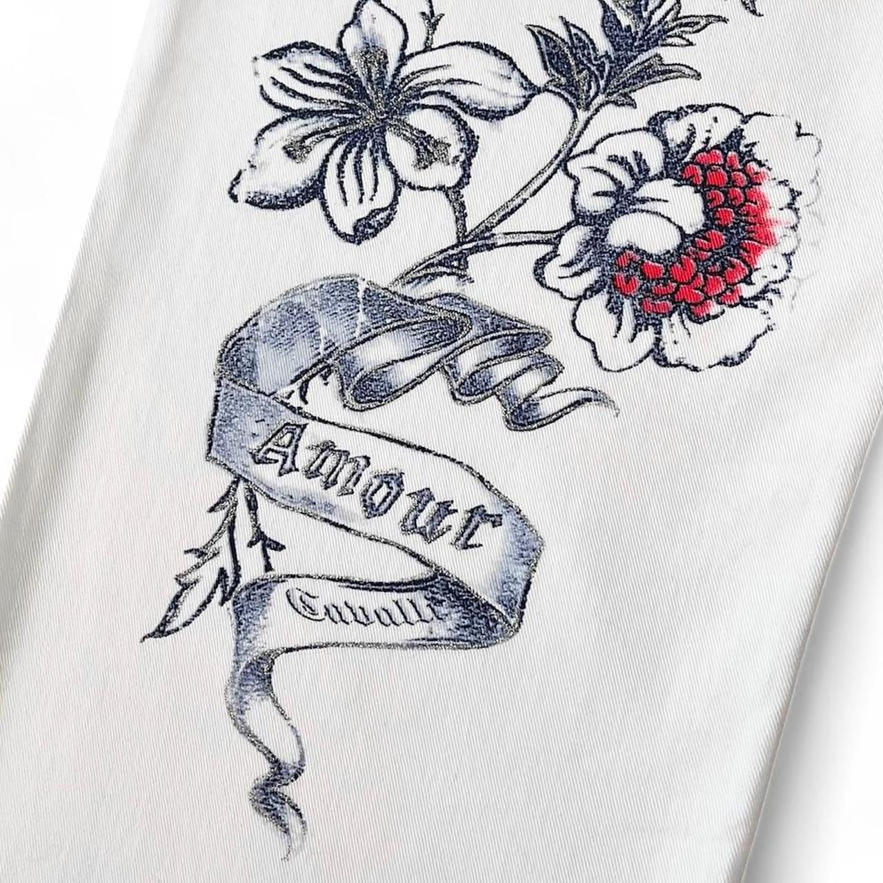 Tattoo print jeans (SS2003 collection)