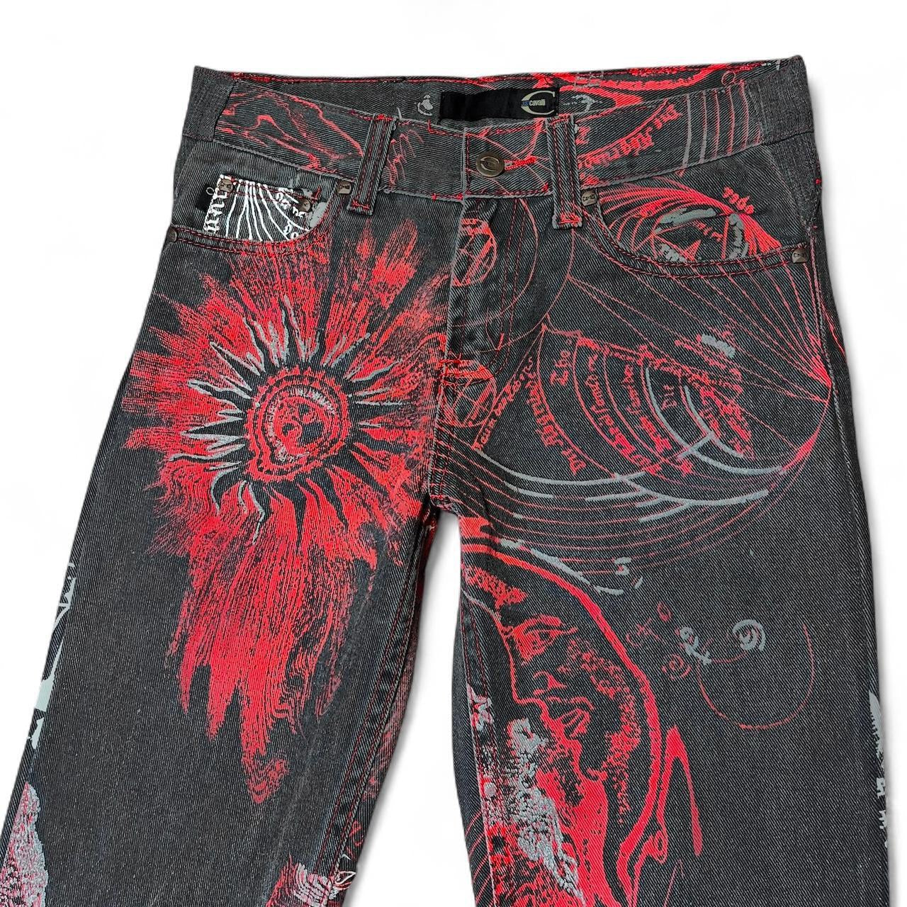 Zodiac constellation print jeans (AW2003 collection)