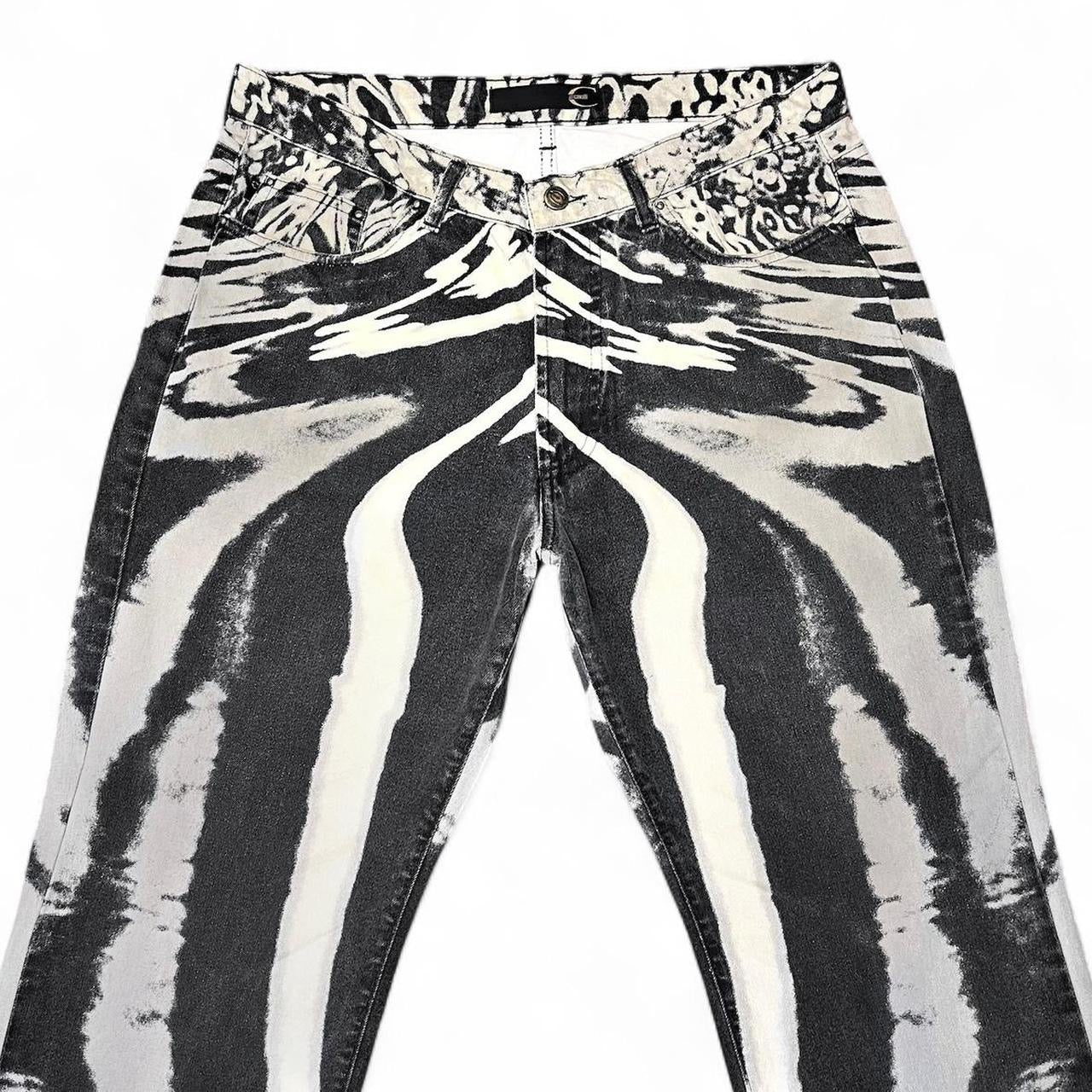 Hallucination ripple print jeans (SS2002 collection)