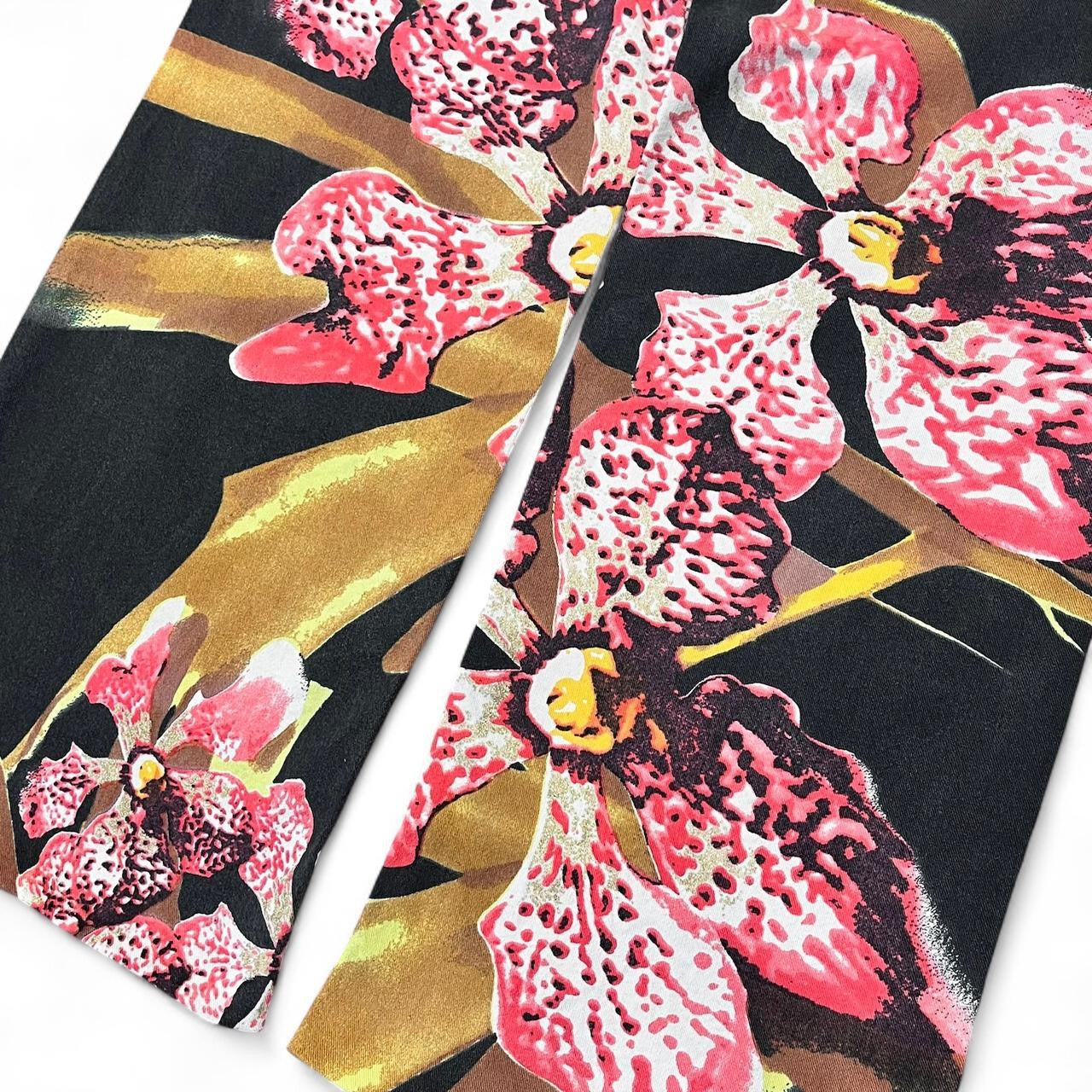 Orchid print jeans (SS2005 collection)