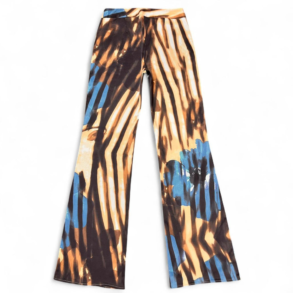 Hallucination flower shadow trousers (SS2002 collection)