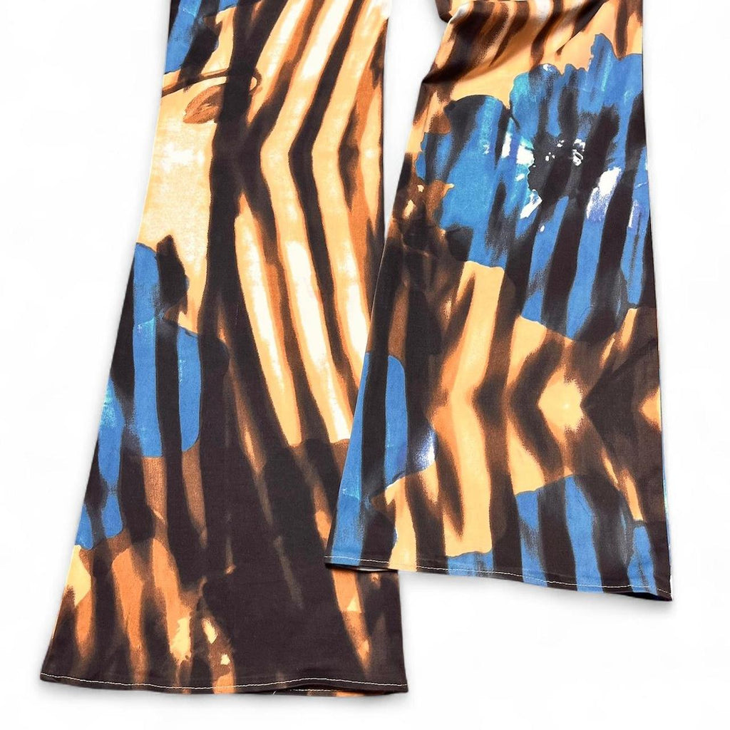 Hallucination flower shadow trousers (SS2002 collection)