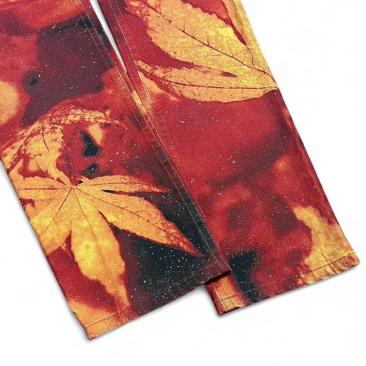 Glowing ganja leaf jeans (FW1999 collection)