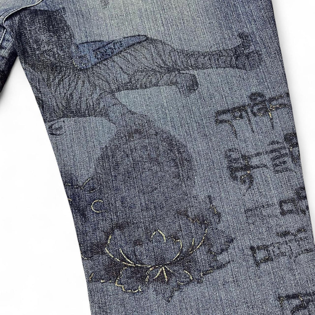 Blue denim Sanskrit jeans (SS2005 collection)